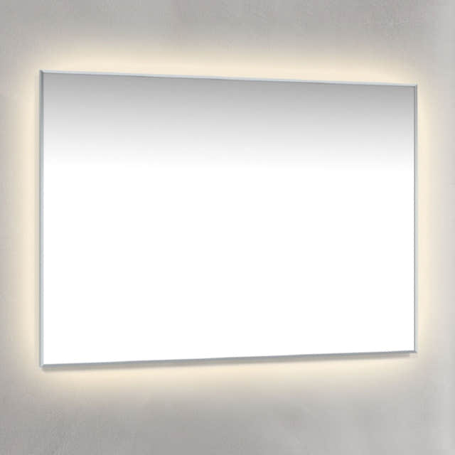Macro Design Rammespeil - med Ambilight Krom / 100cm Macro Design Baderomsspeil GRO-IP10070AKR