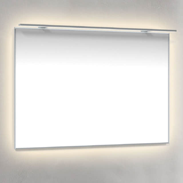 Macro Design Rammespeil Rampe-belysning LED - med Ambilight Krom / 100cm Macro Design Baderomsspeil BUN-IP10070AKRRL