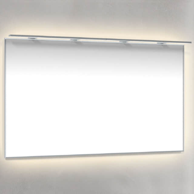 Macro Design Rammespeil Rampe-belysning LED - med Ambilight Krom / 120cm Macro Design Baderomsspeil BUN-IP12070AKRRL