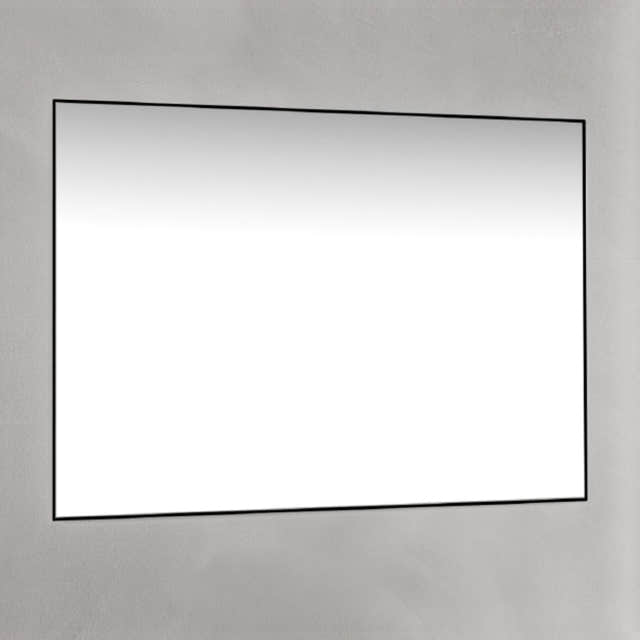 Macro Design Rammespeil Svart / 100cm Macro Design Baderomsspeil GRO-IP10070SR