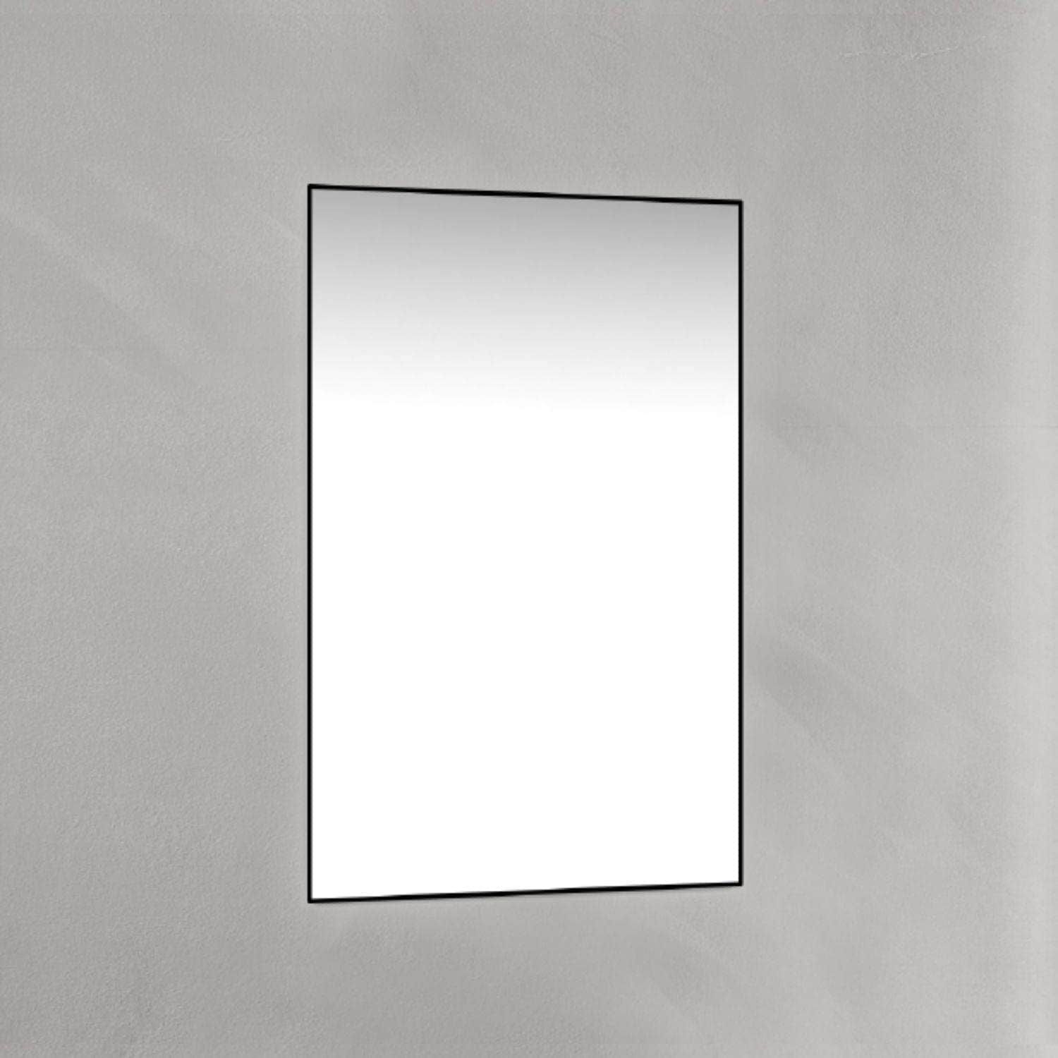 Macro Design Rammespeil Svart / 45cm Macro Design Baderomsspeil GRO-IP4570SR