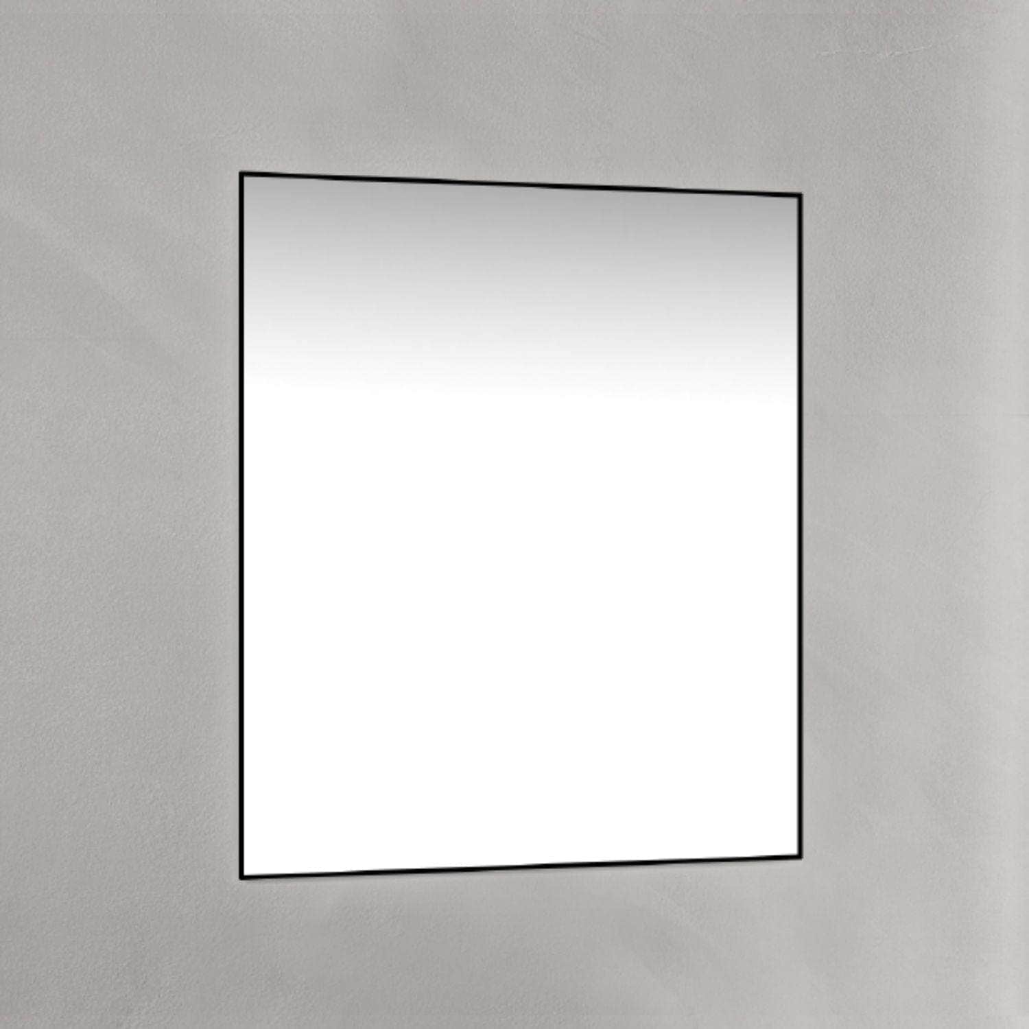 Macro Design Rammespeil Svart / 60cm Macro Design Baderomsspeil GRO-IP6070SR