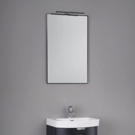 Macro Design T-LED firkantet speil med lys (ramme)