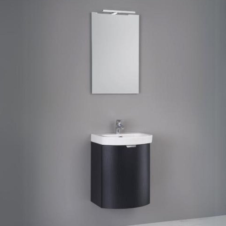 Macro Design T-LED firkantet speil med lys (ramme)