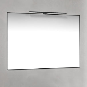 Macro Design T-LED firkantet speil med lys (ramme)