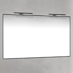 Macro Design T-LED firkantet speil med lys (ramme)