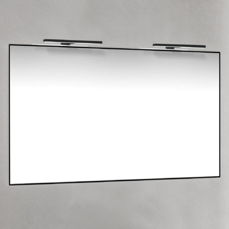 Macro Design T-LED firkantet speil med lys (ramme)