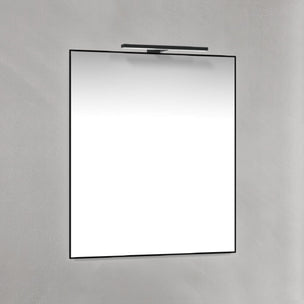 Macro Design T-LED firkantet speil med lys (ramme)