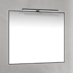 Macro Design T-LED firkantet speil med lys (ramme)