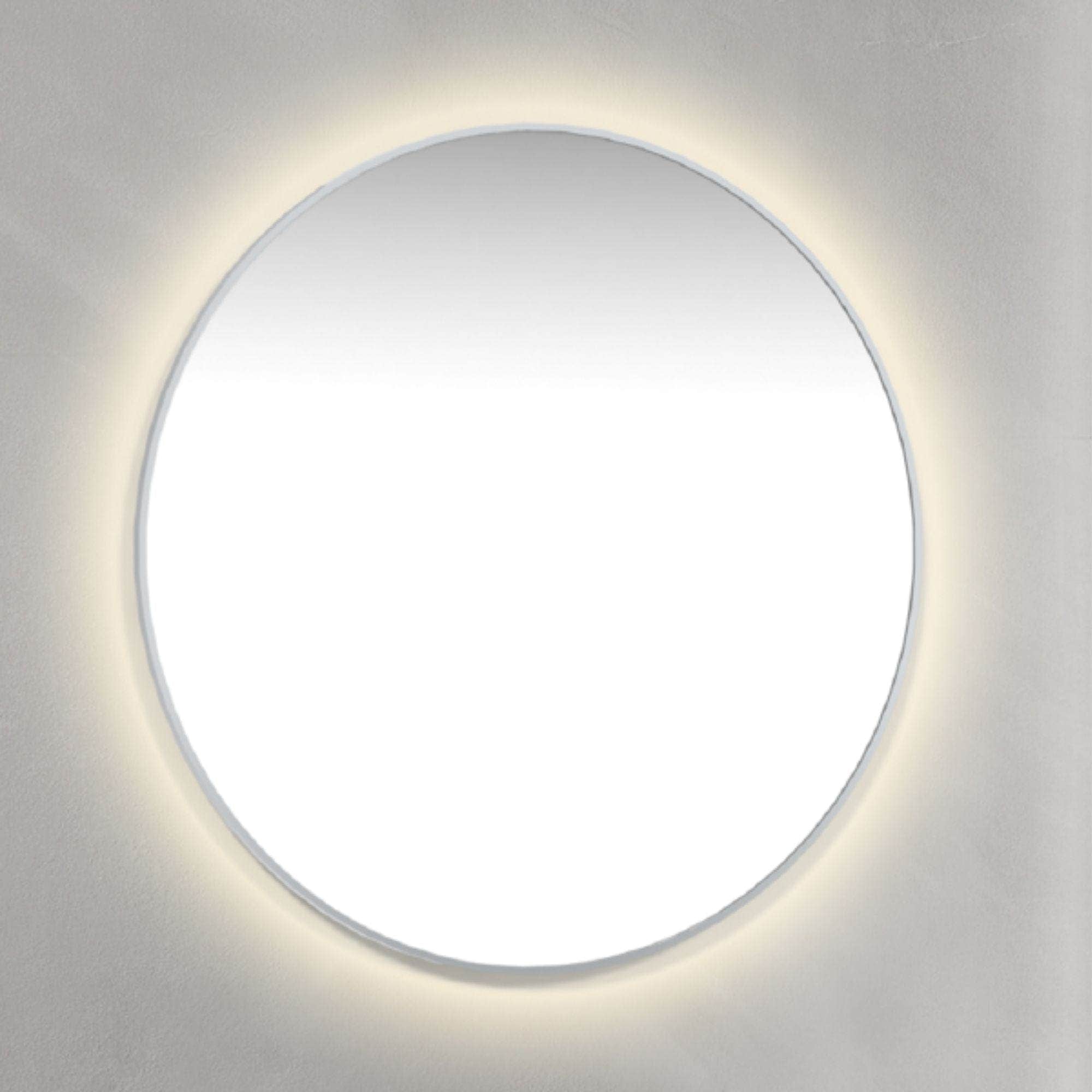 Macro Design Rundt Rammespeil - med ambilight Krom / 90cm Macro Design Baderomsspeil GRO-IPR90AKR