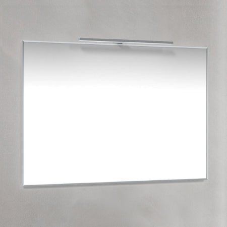 Macro Design T-LED firkantet speil med lys (ramme)