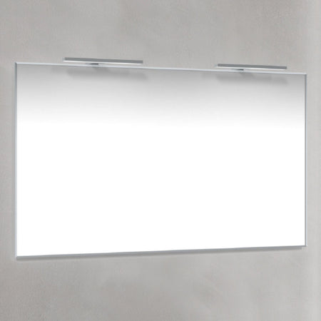Macro Design T-LED firkantet speil med lys (ramme)