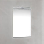 Macro Design T-LED firkantet speil med lys (ramme)