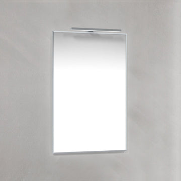 Macro Design T-LED firkantet speil med lys (ramme)