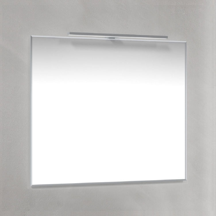 Macro Design T-LED firkantet speil med lys (ramme)
