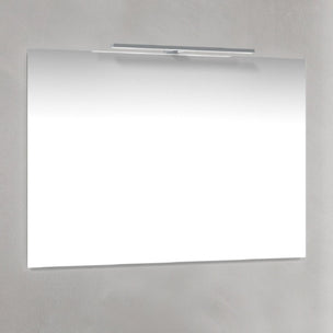 Macro Design T-LED firkantet speil med lys (topplys)