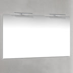 Macro Design T-LED firkantet speil med lys (topplys)