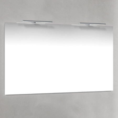 Macro Design T-LED firkantet speil med lys (topplys)
