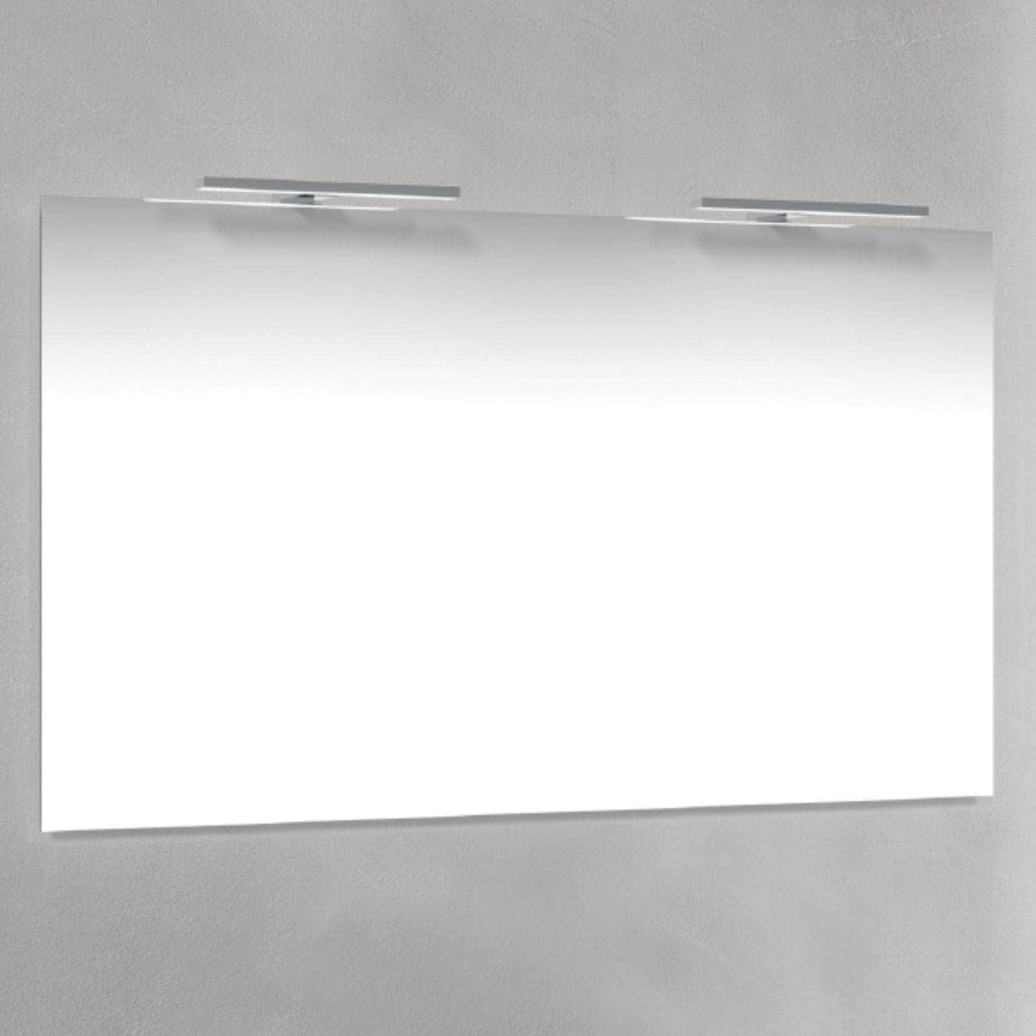 Macro Design Speil T-belysning LED Krom / 120cm Macro Design Baderomsspeil BUN-IP12070TL