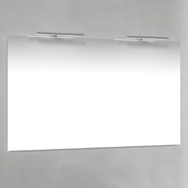 Macro Design Speil T-belysning LED Krom / 120cm Macro Design Baderomsspeil BUN-IP12070TL