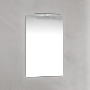 Macro Design T-LED firkantet speil med lys (topplys)