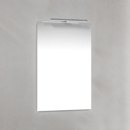 Macro Design T-LED firkantet speil med lys (topplys)