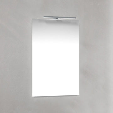 Macro Design T-LED firkantet speil med lys (topplys)