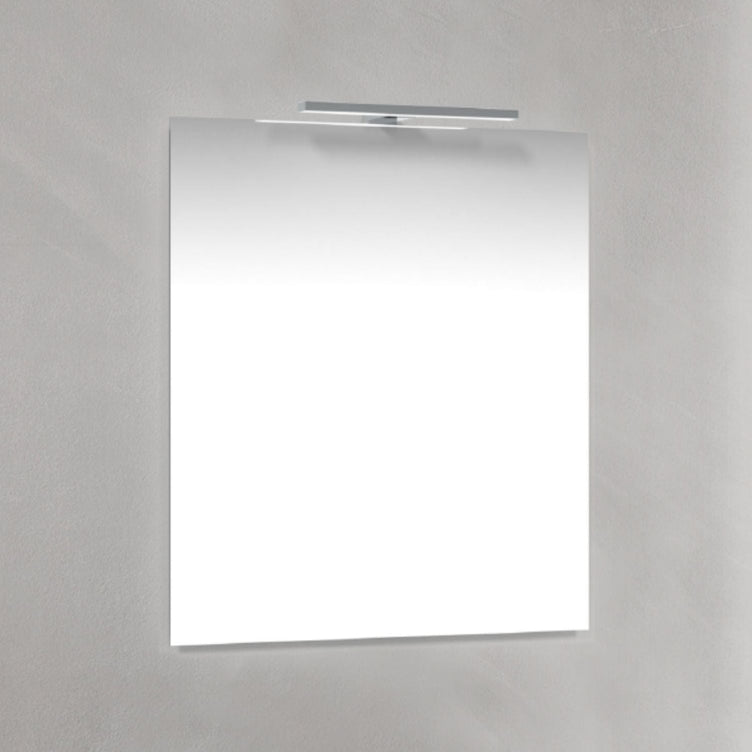 Macro Design T-LED firkantet speil med lys (topplys)