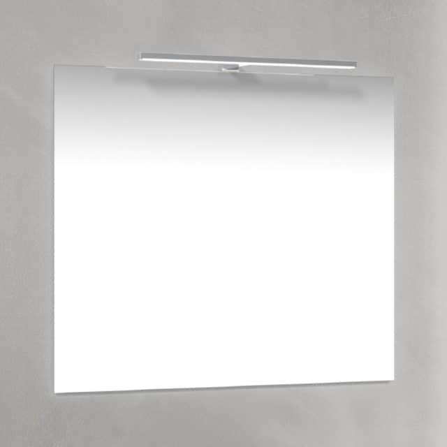 Macro Design Speil T-belysning LED Krom / 80cm Macro Design Baderomsspeil BUN-IP8070TL