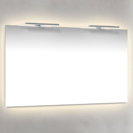 Macro Design AMBILIGHT T-LED firkantet speil med lys (topp/baklys)