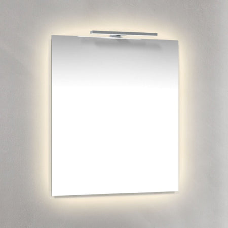 Macro Design AMBILIGHT T-LED firkantet speil med lys (topp/baklys)