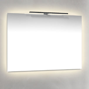 Macro Design AMBILIGHT T-LED firkantet speil med lys (topp/baklys)