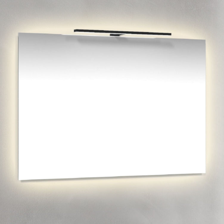 Macro Design AMBILIGHT T-LED firkantet speil med lys (topp/baklys)