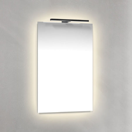 Macro Design AMBILIGHT T-LED firkantet speil med lys (topp/baklys)