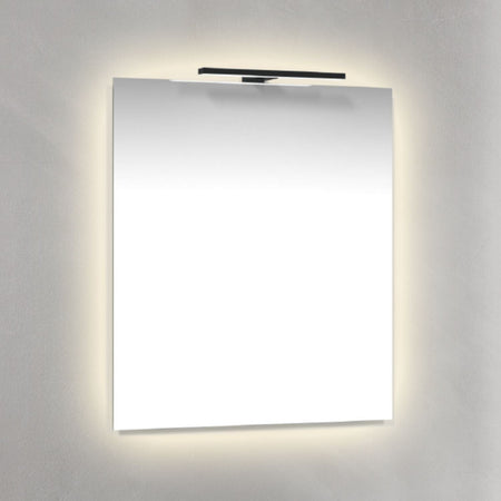 Macro Design AMBILIGHT T-LED firkantet speil med lys (topp/baklys)