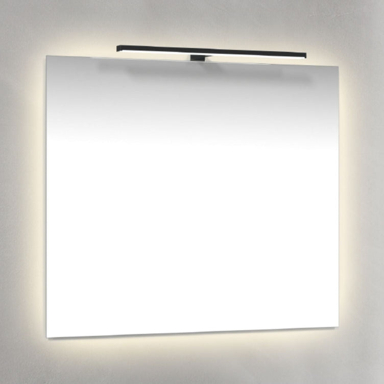 Macro Design AMBILIGHT T-LED firkantet speil med lys (topp/baklys)