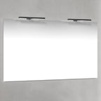 Macro Design T-LED firkantet speil med lys (topplys)
