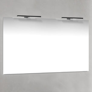 Macro Design T-LED firkantet speil med lys (topplys)