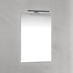 Macro Design T-LED firkantet speil med lys (topplys)