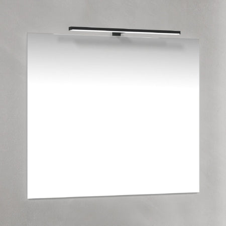Macro Design T-LED firkantet speil med lys (topplys)
