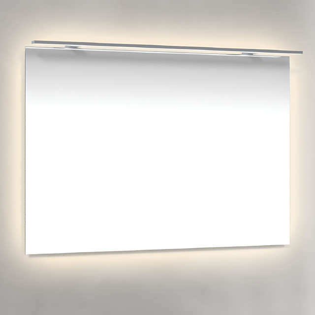 Macro Design Speil T-belysning - med Ambilight Krom / 100cm Macro Design Baderomsspeil