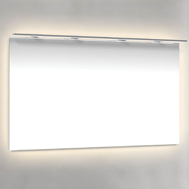 Macro Design Speil T-belysning - med Ambilight Krom / 120cm Macro Design Baderomsspeil