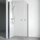 Macro Design SPIRIT Dusjhjørne Rett Lav Krom / 80x80cm / Klart glass med knott Macro Design Dusjhjørne BUN-DHSIG808KLL