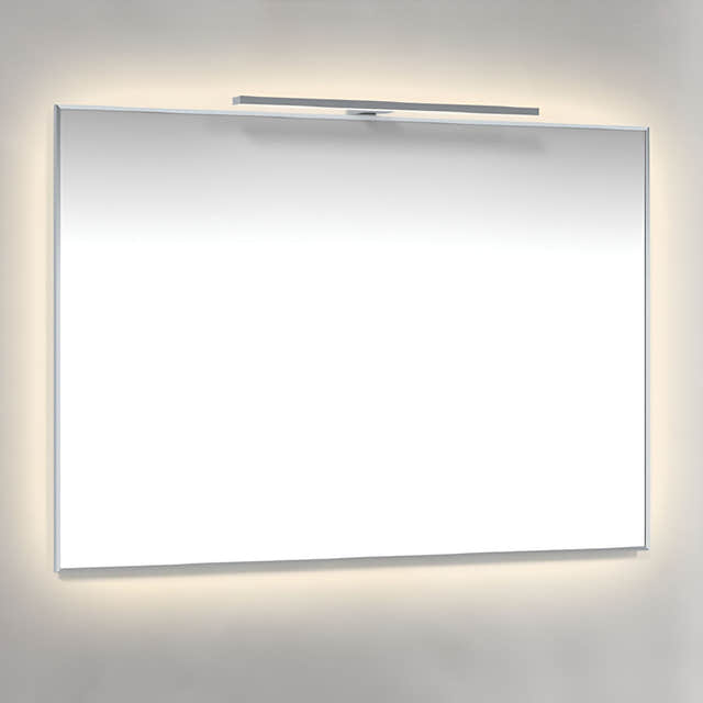 Macro Design T-belysning Rammespeil - med Ambilight Macro Design Baderomsspeil