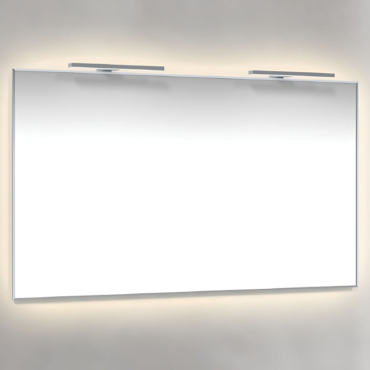 Macro Design AMBILIGHT T-LED firkantet speil med lys (krom ramme)