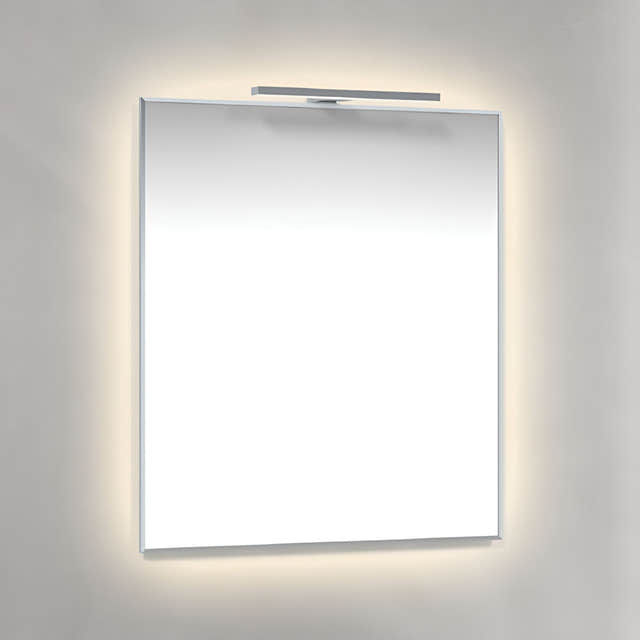 Macro Design T-belysning Rammespeil - med Ambilight Macro Design Baderomsspeil