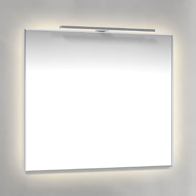 Macro Design T-belysning Rammespeil - med Ambilight Macro Design Baderomsspeil