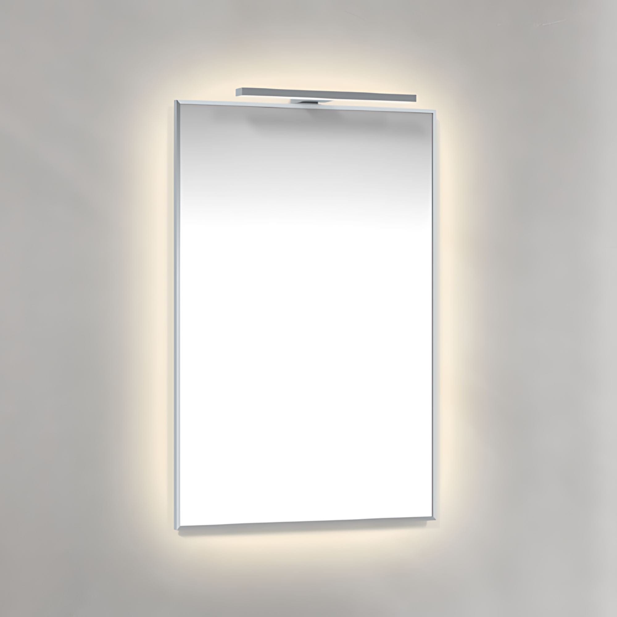 Macro Design T-belysning Rammespeil - med Ambilight Macro Design Baderomsspeil