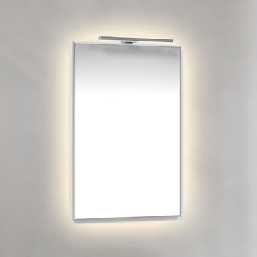 Macro Design AMBILIGHT T-LED firkantet speil med lys (krom ramme)