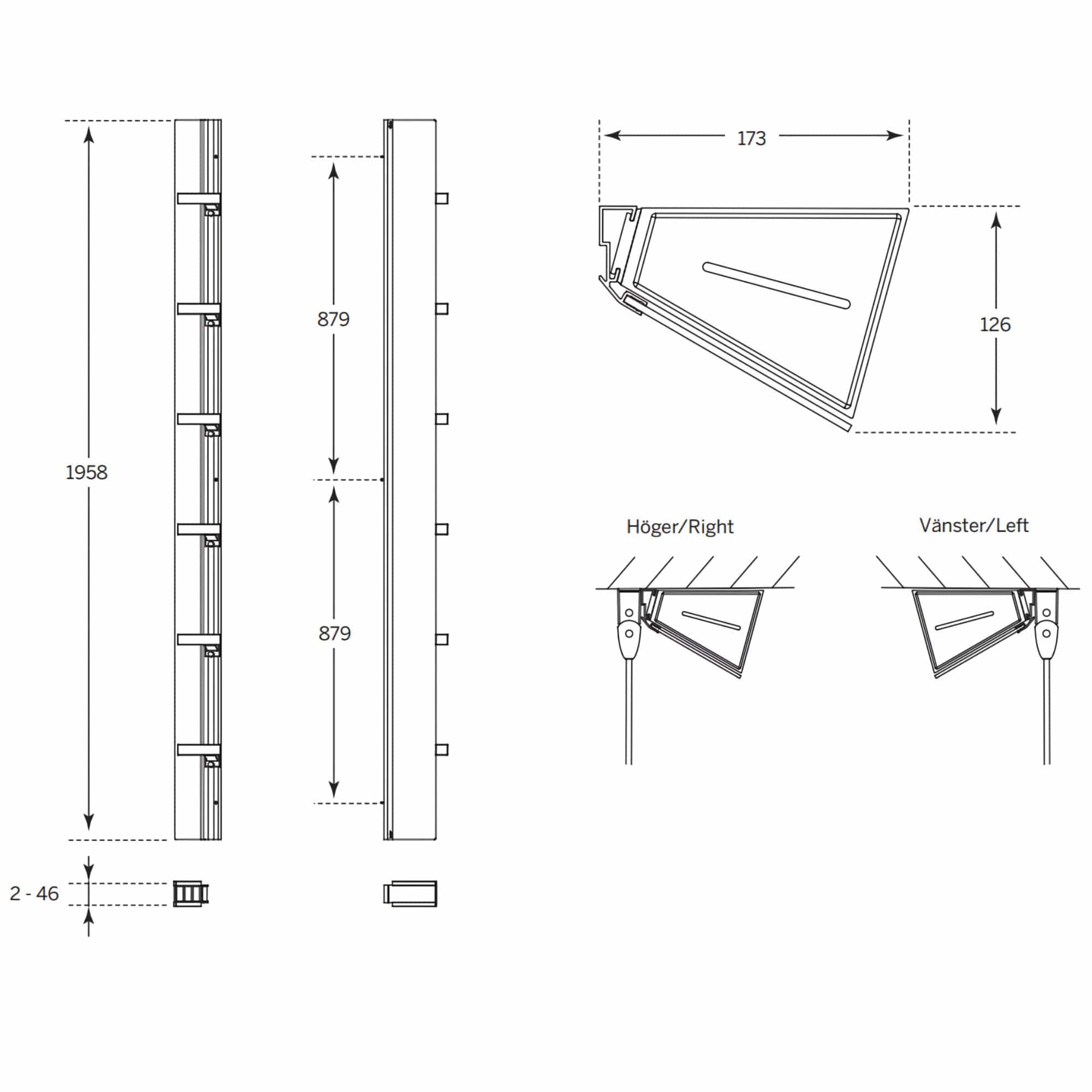 Macro Design TIDY Dusjhylle Macro Design Dusjhylle